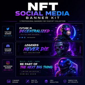 NFT Social Media Banner Kit